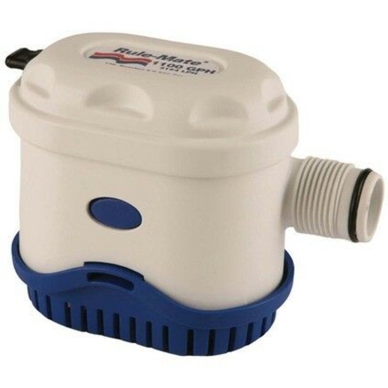 RWB Rule-Mate 1100GPH Automatic Bilge Pump – 12V