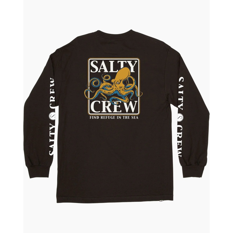 Salty Crew Ink Slinger LS Tee Black M