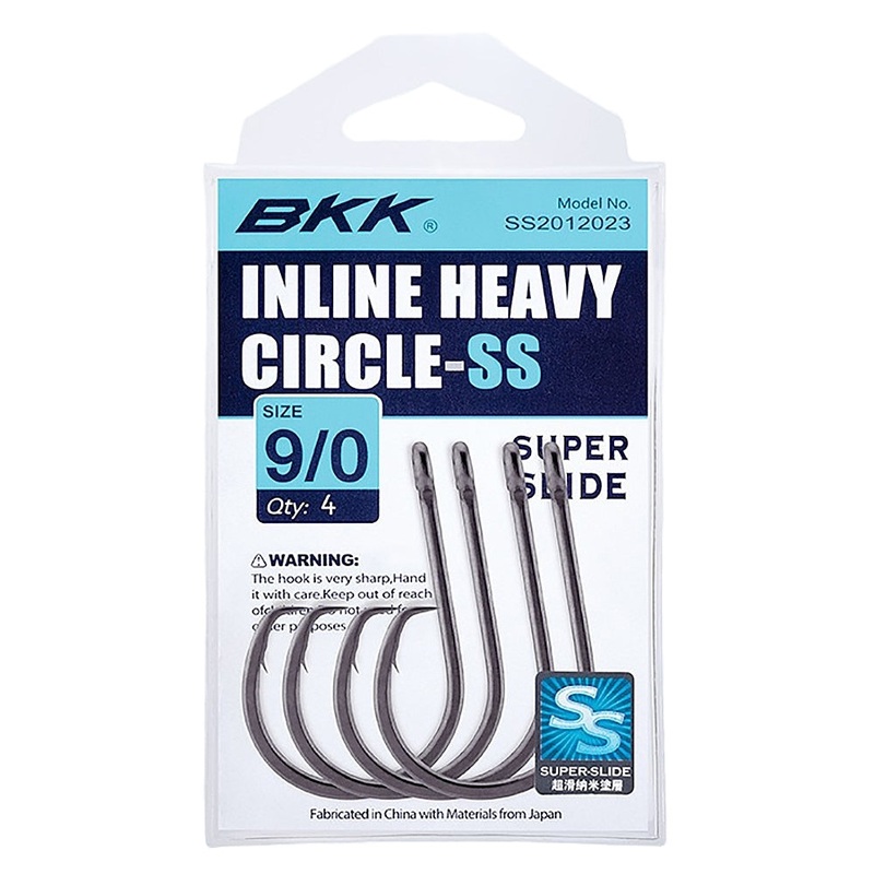BKK SS Inline Heavy Circle 1/0 – 8 Per Pack