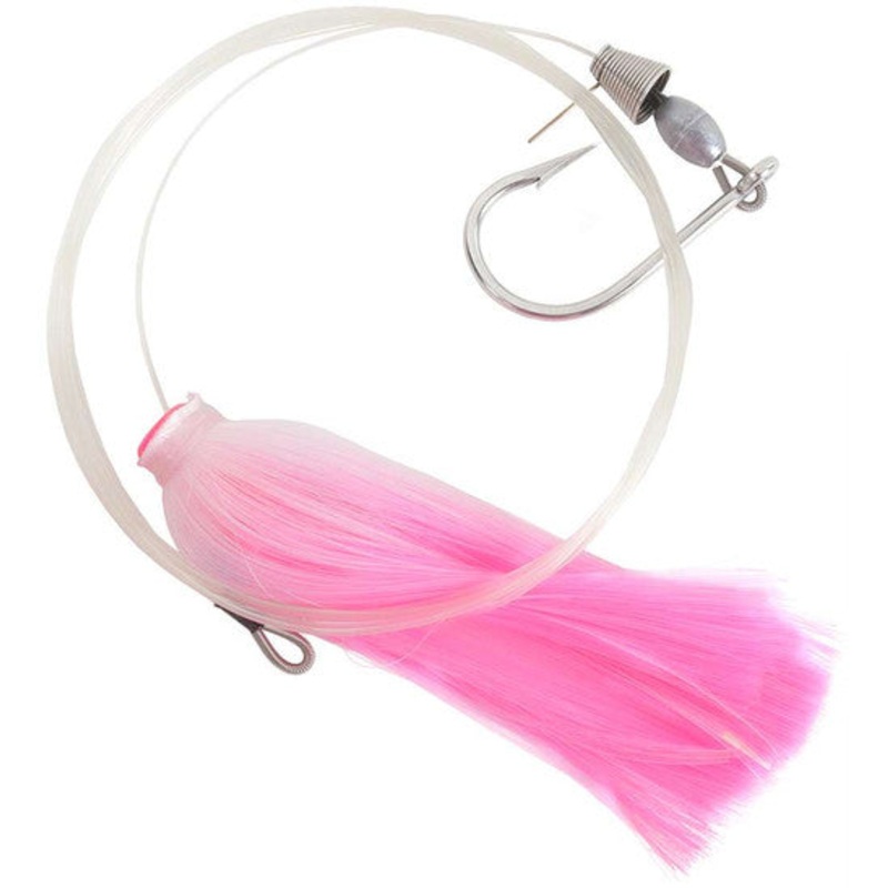 MagicTail Hoo Magic Pin Rig 1 oz Pink and White