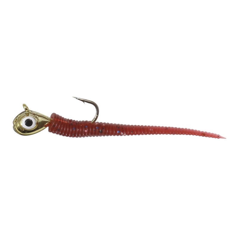 Northland Impulse Rigged Tungsten Bloodworm 1/28oz Gold
