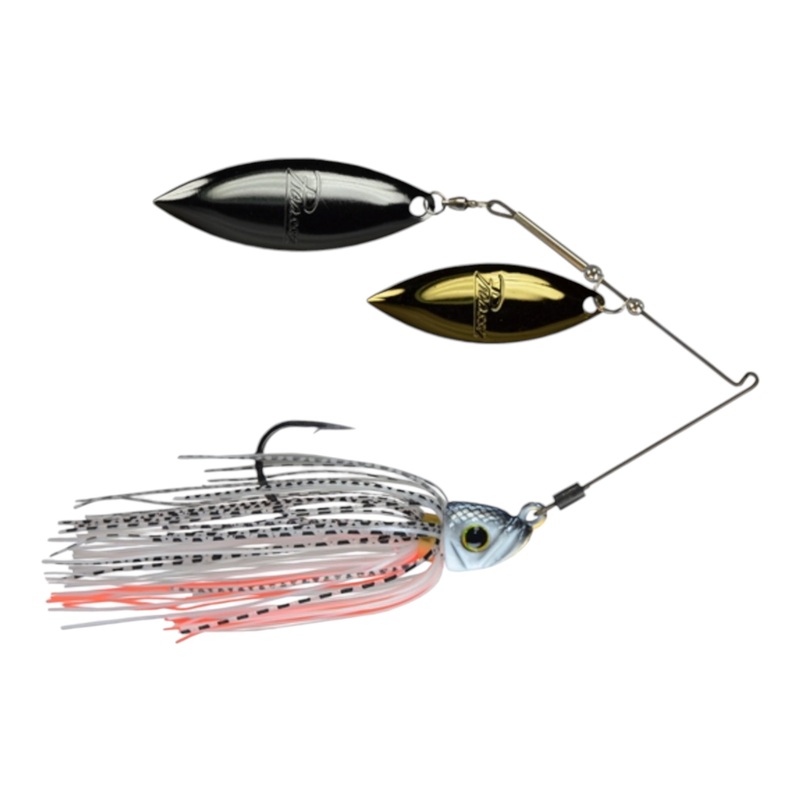 Picasso Lures Titanium Pro Double Willow Spinnerbaits 1/2 oz Big Sexy Gold/Nickel