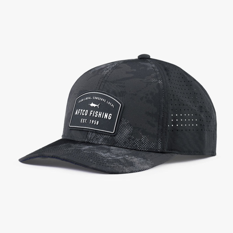 Aftco Deuce Hat Black Storm Camo