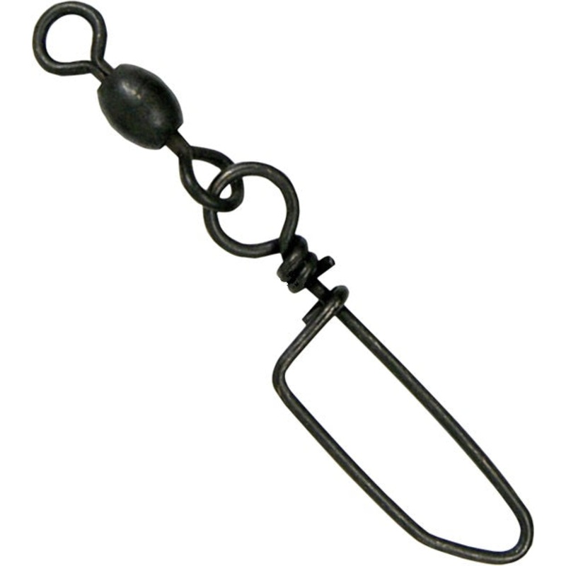 Billfisher SS Coastlock Snap Swivel Black Oxide 175lb, 4pk