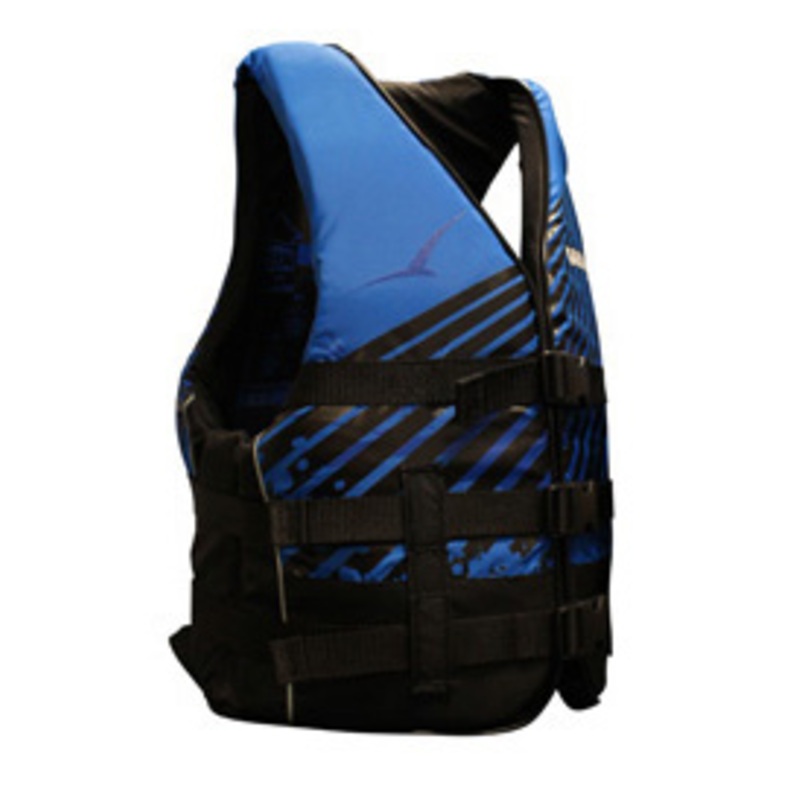 BLA Wakemaster Level 50S Nylon Life Jacket PFD3 Vest – Black Blue Junior