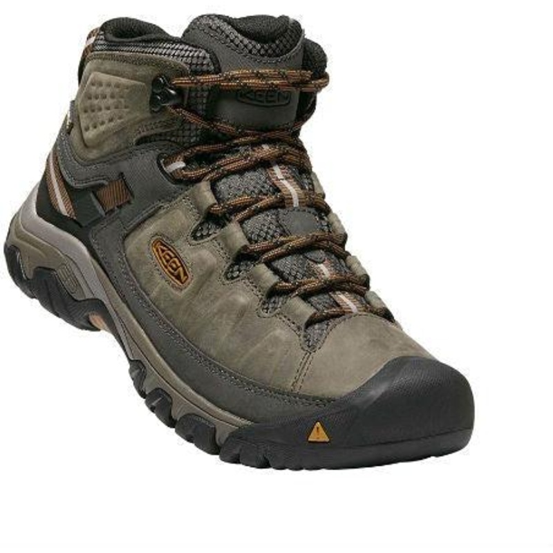 Keen Targhee III Mid WP Mens Black Olive Golden Brown US9.5 Black Olive Golden Brown
