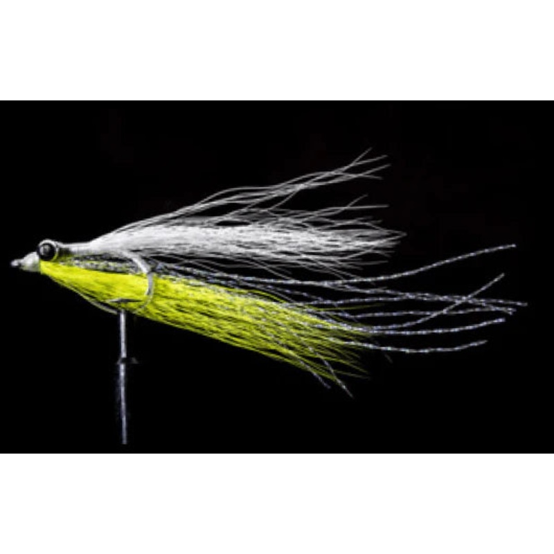 Manic Skinny Water Clouser 4 Chartreuse/White