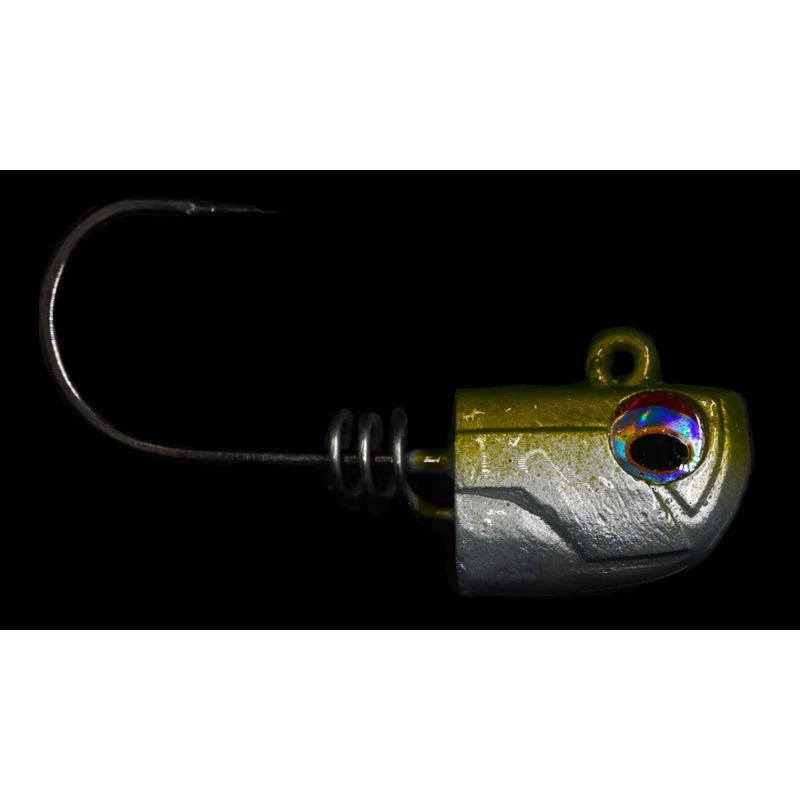 NLBN 3″ Jig Head 3/4oz Green Back