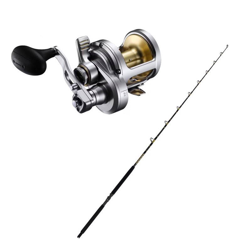 Shimano TALICA 16IIA LEVER DRAG w/ KC 15-30 7’0″ Composite CHAOS Gold Combo