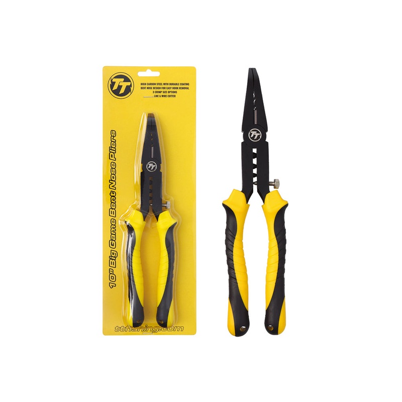 TT Tackle Tactics HD Game Bent Nose Pliers 10in 5028