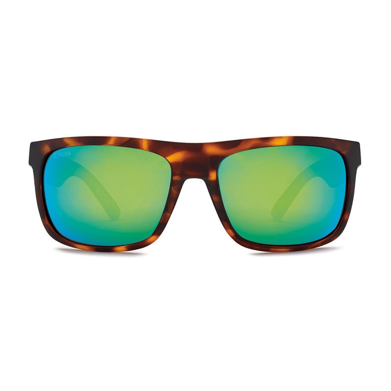 Kaenon Burnet Mid Polarized Sunglasses Matte Tortoise Gun (Ultra Coastal Green)