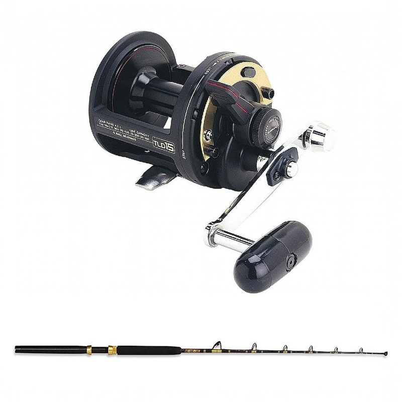 Shimano TLD 15 and CHAOS ECA 15-30 6FT 2PC Butt Gold