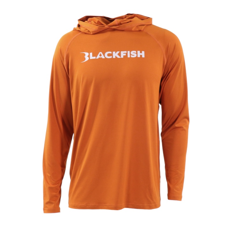 Blackfish EcoShade UPF Sun Hoodie Orange Medium