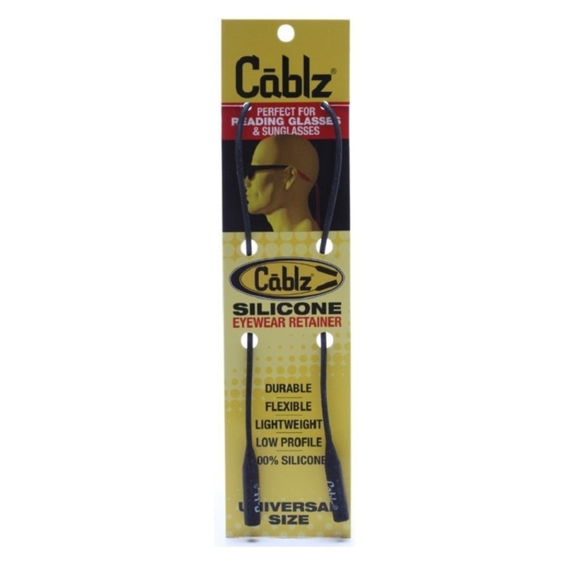Cablz Silicon Eyewear Sunglasses Retainer Black