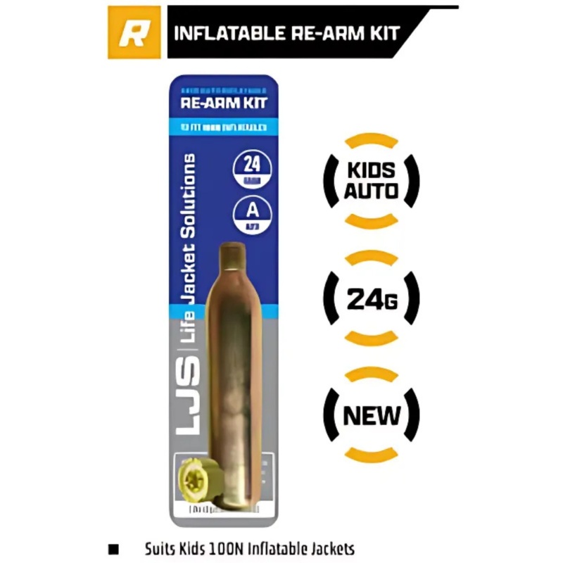 LJS Kids Auto Inflatable Re Arm Kit 24g