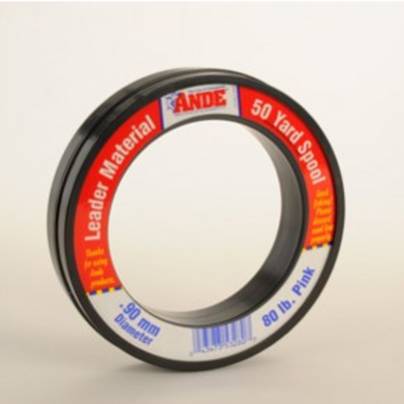 Ande 50yds Pink Leader Material 100LB