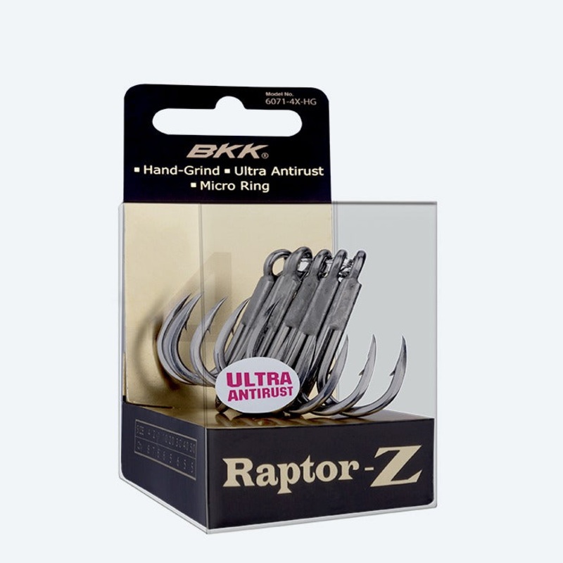 BKK Raptor-Z Treble Hooks #1/0 (6pcs)