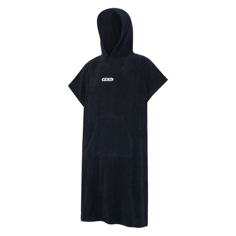 FCS Towel Poncho Black
