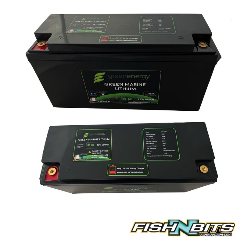 Green Marine – 12v 200ah Hybrid Cranking Lithium