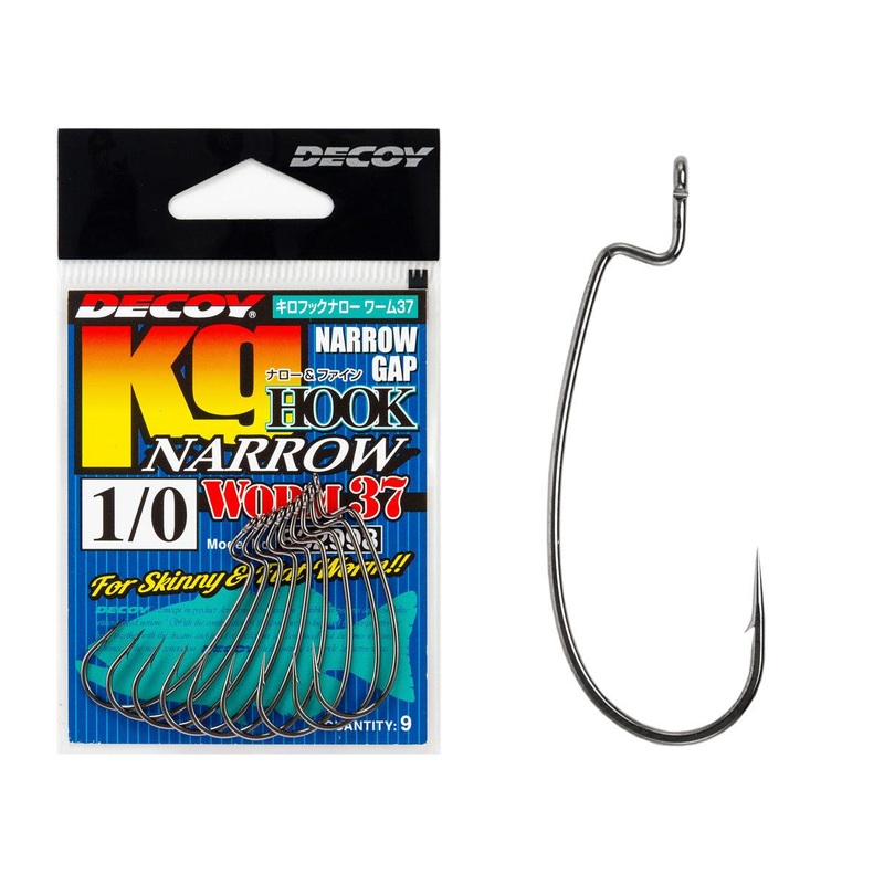 Hameon Texan DECOY  Worm37 Kg Hook Narrow #03 – 9pcs