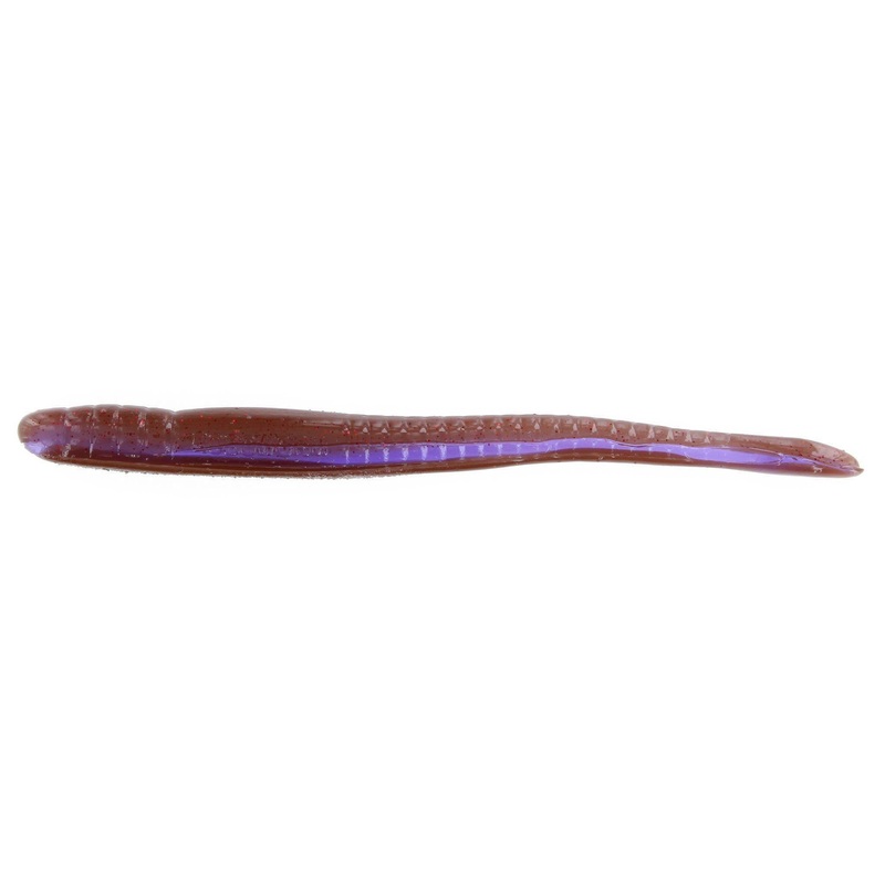 Roboworm Fat Straight Tail 4.5″ Sk-A2Ar Oxblood Light/Red Flake 8Pk