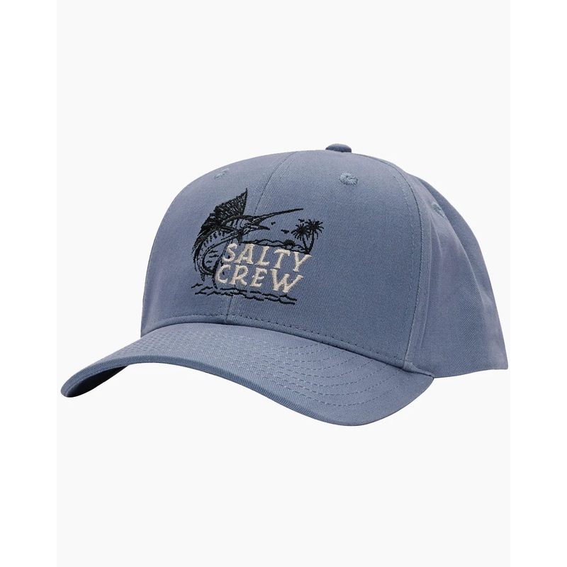 Salty Crew Sailfish 6 Panel Cap Ash Blue
