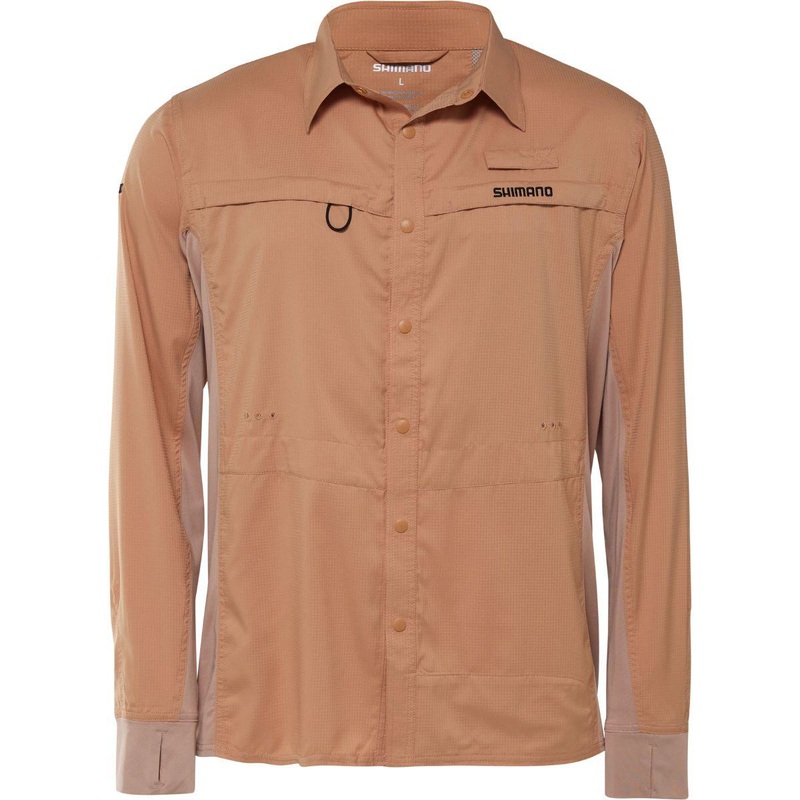 Shimano Pro Stretch Vented Shirt Small Orange