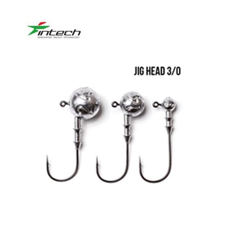 Ttes plombes INTECH DJ Head H3/0 (36.5mm) 3gr (4pcs)