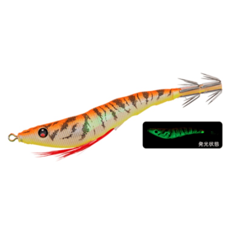 Yo-Zuri EZ-Slim Cloth Squid Jig Luminous Green