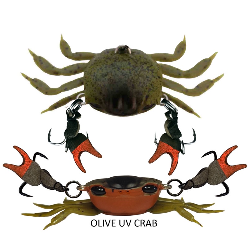Cranka Crab Treble Hook Model 9.5g 65mm Lures Olive