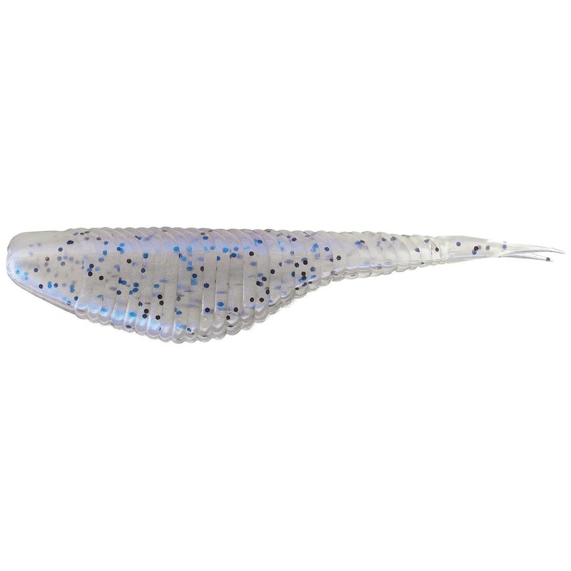 Damiki Fat Armor Shad Pro Blue Black Flake 3.8″ 7pk