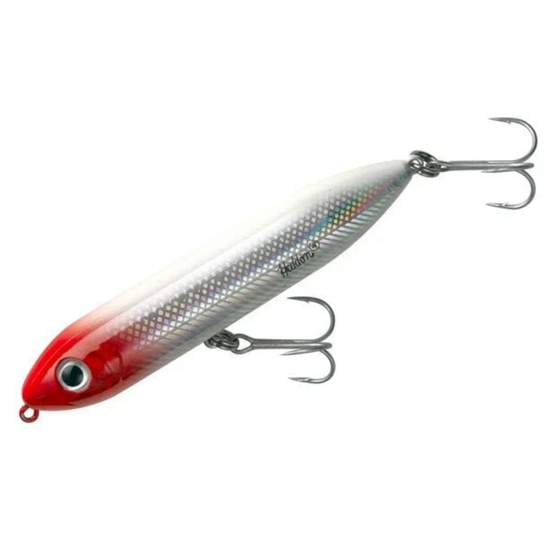 Heddon Super Spook Jr. Red Head Flash
