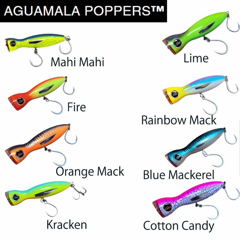 MagBay Lures AguaMala Poppers BLUE MACKEREL 5.5″
