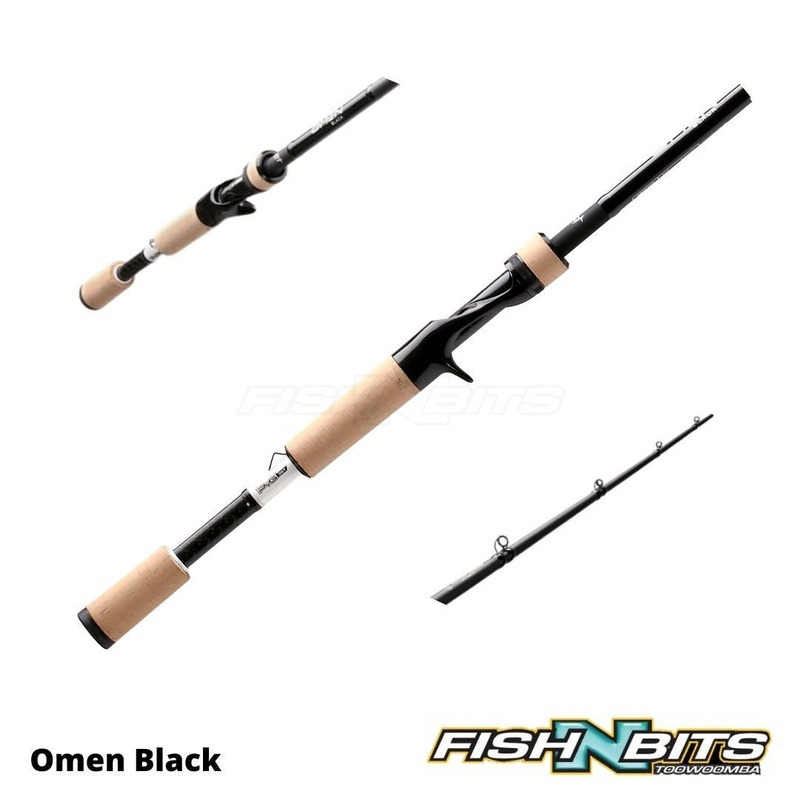 13 Fishing – Omen Black Cast 74H2BJ – 7’4ft 14-25lb 2pc