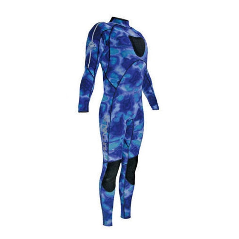 Adrenalin Blue Stealth Camo 2mm Freediving Spearfishing Wetsuit Large