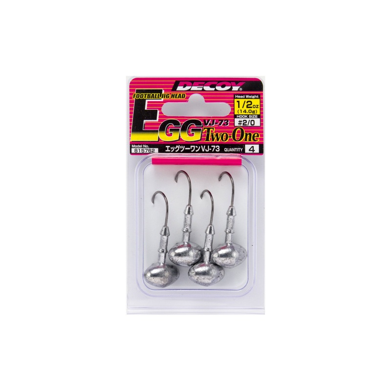 Jig Head – Decoy – VJ-73 Egg Two-One #1/0 (3/8oz)