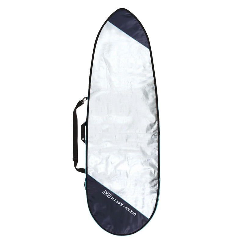 Ocean & Earth Barry Basic Fish Surfboard Cover 5FT4 RED