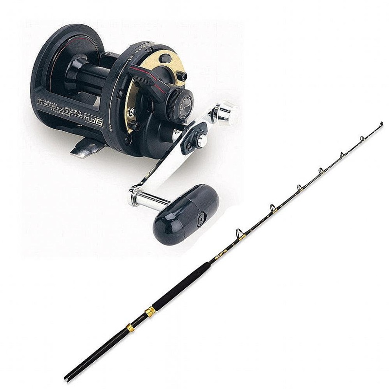 Shimano TLD20 TRITON LEVER DRAG with ECL 15-30 6′ CHAOS Gold Combo