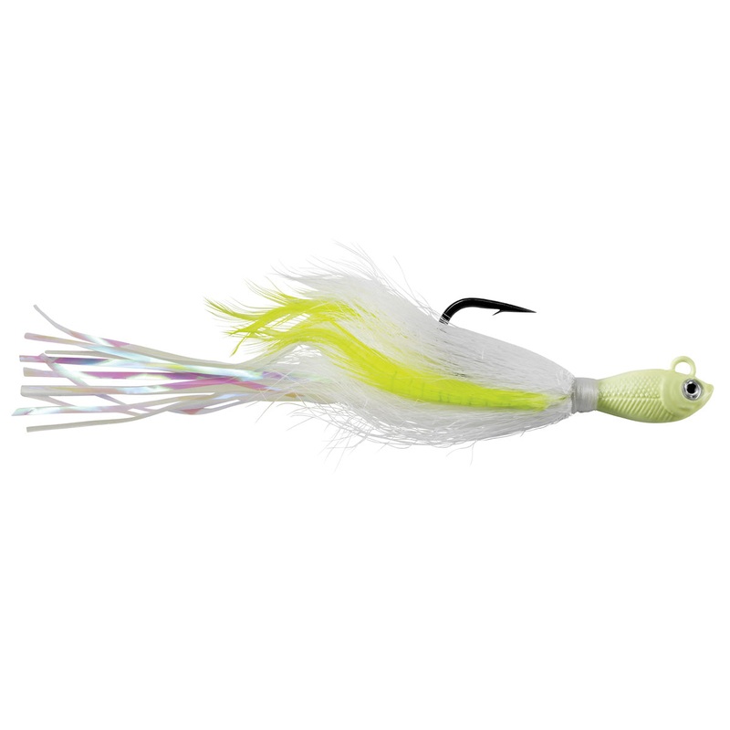 SPRO Power Bucktail Custom Glow Sparkle Size 1 1/2